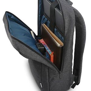 Lenovo Gray and Blue Electronics Backpack